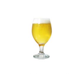 Pohár na pivo, objem 400ml, MISKET, číry, sklenený, sada 6ks