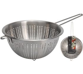 Cedník s rúčkou, nerezový, priemer 24cm
