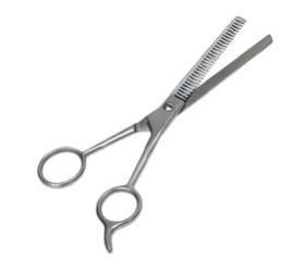 Nožnice holičské, efilačné - stainless, dĺžka 17cm