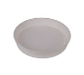 Plastová miska pod kvetináč, priemer 20cm, biela