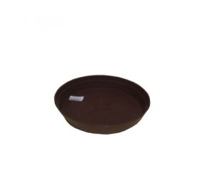 Miska pod kvetináč plastová, priemer 23,5cm, hnedá, K42