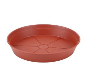 Plastová miska pod kvetináč, priemer 23,5cm, terakota, K43