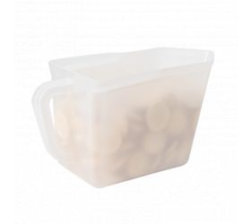 Zásobník na potraviny, 1500ml, biely