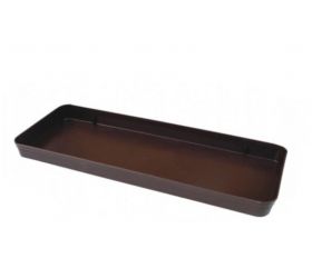 Miska pod truhlík plastová, 50cm, hnedá, T4