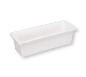 Truhlík plastový, dĺžka strany 40cm, biely, T9