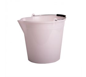 Vedro plastové, 12L s výlevkou, pevné