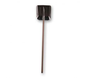 Lopata s násadou, silná, kovová, úzka, šírka 18 cm