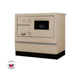 Sporák EKONOM 85/FIKO DeLuxe, 7kW, krémový, ľavý