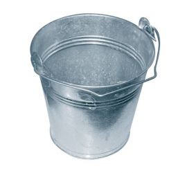 Vedro pevné, objem 4L, pozinkované, priemer 20cm