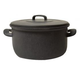 Hrniec smaltovaný s pokrievkou 5L, priemer 24cm, BSE Belis