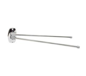 Vešiak na uterák 2-ramenný, CHROM, dĺžka 50cm