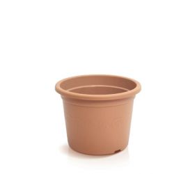 Kvetináč plastový, priemer 23cm, PLASTICA, terakota