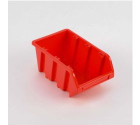 Zásobník 6x8x11,5 cm, box na malé diely, plastový, oranžový