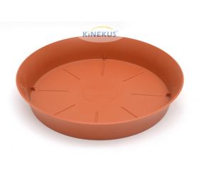 Plastová miska pod kvetináč 40, priemer 36cm, PLASTICA, terakota, K22