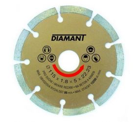 Kotúč diamantový priemer 125x22mm, SEGMENT