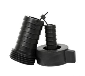 Redukcia 1" - 1/2" spojka na hadicu čierna, záhradná 