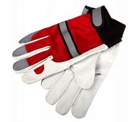 Rukavice COMBI textil-koža MECHANIK 10"