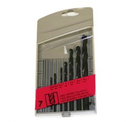 Vrták do kovu HSS sada 7d.pre závity M3-M12 plast BOX