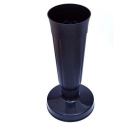 Váza so záťažou 32cm ČIERNA