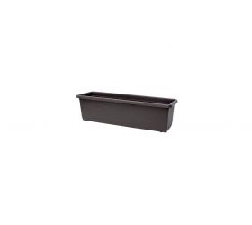 Truhlík plastový, dĺžka strany 60cm, hnedý