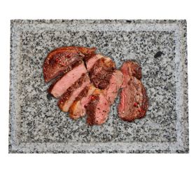 Kameň s drážkou, grilovací, 40cmx30cm, žula