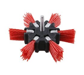 Kartáč rotačný, kruh, stopka, leštiaci, priemer 100mm