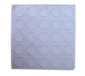 Priesvitné tlmiče nárazu 25 ks, 10 MM / 1,5 MM