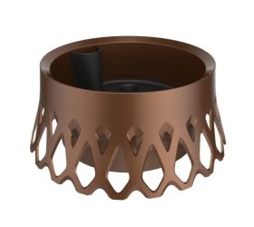 Kvetináč na hrob ROSETA 30cm, samozavlažovací, bronzový