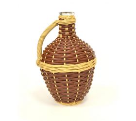 Opletený demižón 2 L, mix farieb