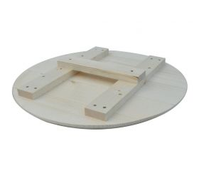 Pokrievka drevená, priemer 51cm na 30L smaltovaný kotol, G5