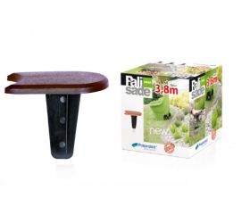Ohrada trávnika, plastová, 3,8m, IPAK1, hnedá