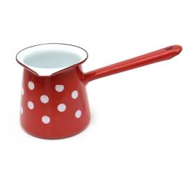 Džezva 250ml smalt, dekor Bodky