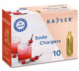 Bombičky sifónové, CO2, sada 10ks, KAYSER 