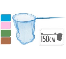 Sieťka na rybky, motýle, 150cm, priemer 29cm