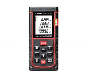 EXTOL PREMIUM Merač vzdialenosti laserový, 0,05-80m, 0,05-80m