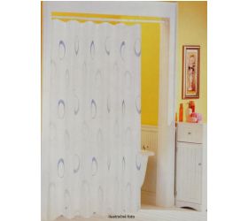 Záves kúpeľňový, rozmery 180x200cm, 100% polyester, mix farieb a vzorov