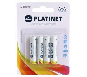Jednorazová tužková batéria AAA/LR03, monočlánok alkalický, 1,5V, blister 4ks PLATINET