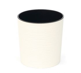Kvetináč plastový, priemer 25cm, MALWA DLUTO, krémový