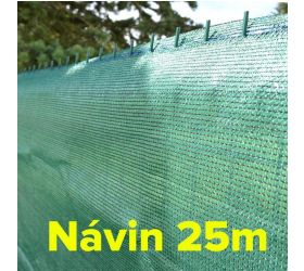 Sieť tieniaca, 1,25x25m, HDPE, 150g/80%, GARDENKUS
