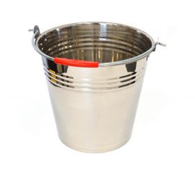 Vedro nerezové, objem 10L, priemer 28cm
