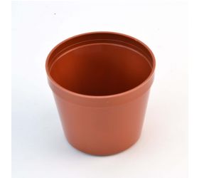 Kvetináč plastový, priemer 10cm, terakota