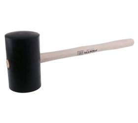 Kladivo gumené čierne, 3000g / 115mm, PROFI FESTA, drevená násada