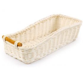 Košík ratanový, 27x12x6/7cm