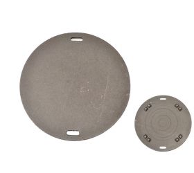 Platňa liatinová, priemer 210mm, so zárezmi, žiaruvzdorná
