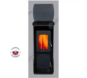 Kachle krbové MILANO II AT čierne, 5kW