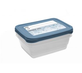 Dóza plastová MAGIC ICE/POLAR, sada 3ks 1,25 l 20,5x15,5x6,5 cm, obdĺžnik