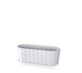 Truhlík plastový, dĺžka strany 38,3cm, BOARDEE CASE, biely