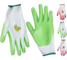 Rukavice záhradné, detské, dĺžka 21cm, farebné