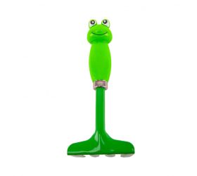 Hrable záhradné, detské, oceľové, 19cm, plastová rúčka, ŽABA