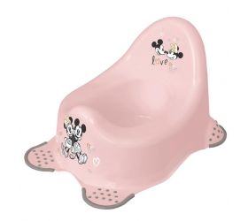 Nočník detský plastový, protišmykový, MINNIE MOUSE, severská ružová